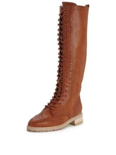 Shoe Box Nightingdale Brogue Knee Boots Shoe Box Nightingdale Brogue Knee Boots